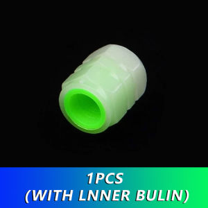 Luminous tyre valve caps Fluorescent Night Caps Motorcycle Bike Night Glowing Cap Decor Nozzles Tyre Accessories Universal Luminous Tire Valve Caps Car Wheel Hub Glowing Dust-proof Decorative Tyre Rim Stem Covers Applicable Motorcycle Bike