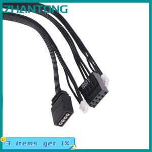 ZHANTONG AMD Ryzen Wraith Prism Wraith Max Fan RGB Light Motherboard Control Sync Cable