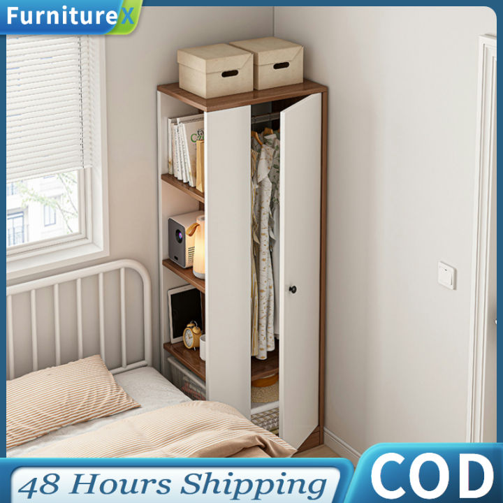 Small wooden store cupboard for clothes