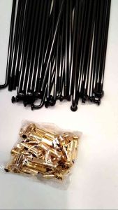 (HARGA UNTUK SEPASANG)jari jari hitam/ruji warna/trali motor ready ring 14 17 dan 18