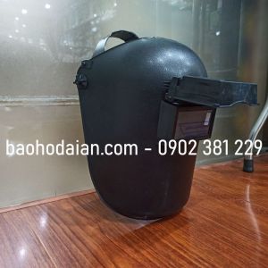 Mặt nạ hàn đội đầu 2 lớp mắt kính trắng và đen Blue Eagle 633P Đài Loan