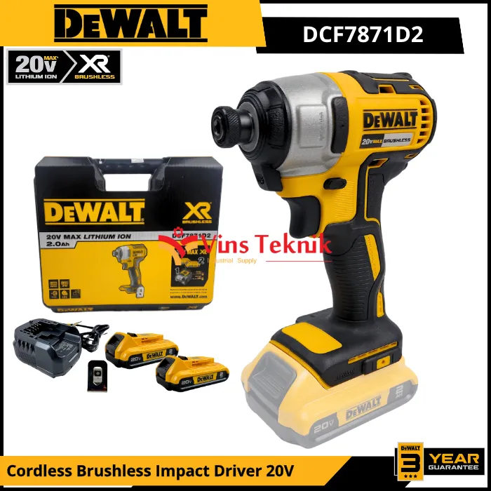 Mesin Bor Cordless Impact river Screw Driver DCF7871 DEWALT