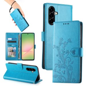 Ốp Lật Thời trang cho Samsung Galaxy M55 M35 M15 M62 M54 M34 M14 M32 M22 M12 vỏ điện thoại Hoa May Mắn ví da từ tính khe cắm thẻ