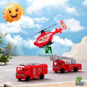 ( BISA COD ) MAINAN ANAK MOBIL PEMADAM KEBAKARAN FIRE DEPT