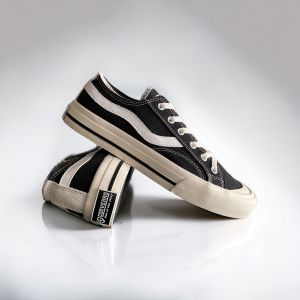 Sepatu Sneakers Public Low - Hitam Natural | Model Terbaru "Converro"