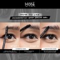 Make Over Powerstay Grip Brow Gel - Mascara Clear - EyeBrow Pomade, Browcara, Eyebrow Gel, Waterproof. 