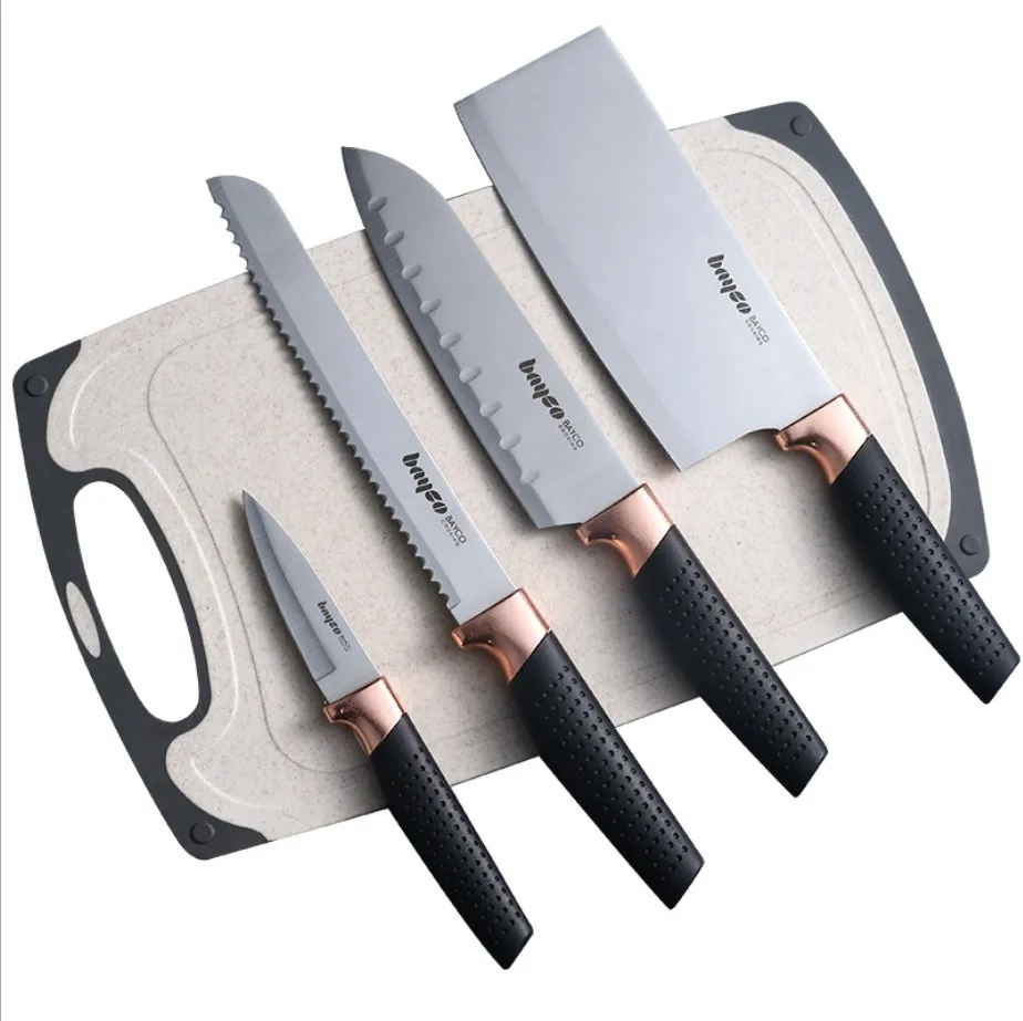 ☆SG Warranty☆BAYCO German 4/5 Pieces Knife Tool Sets Kitchen