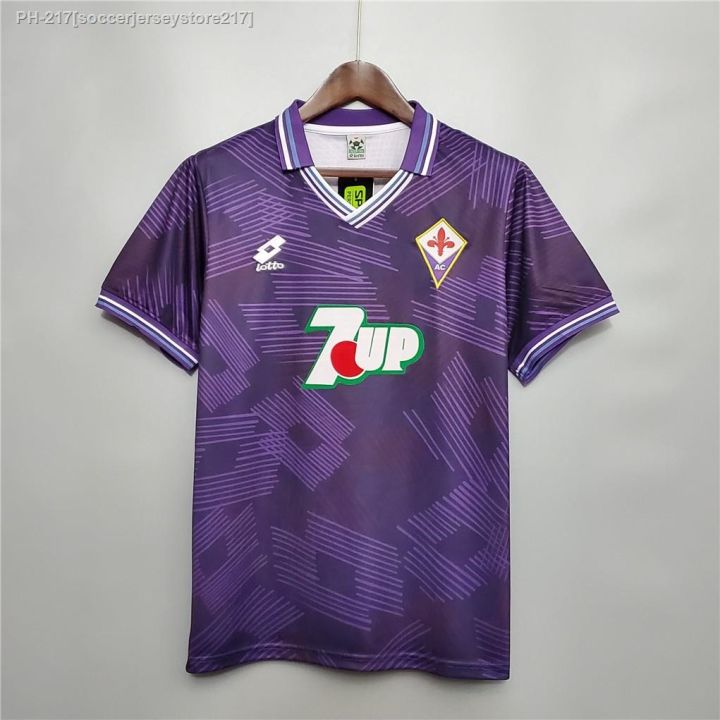 Classic retro football uniform 92-93 Fiorentina Home Away Retro Soccer  Jersey Football Vintage Shirt Classic Kit Lazada PH