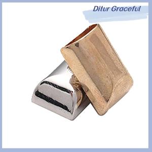 Ditur 10pcs kim loại dây kéo Stopper dây kéo đuôi Clip dừng ĐUÔI CẮM đầu với vít DIY may da phần cứng thủ công