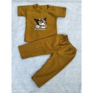 Setelan Anak Perempuan Knit Panjang Setelan Knit Hornet Usia 1-8 tahun