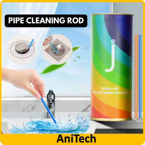 Pipe Cleaning Rod Sani Stick Kitchen Toilet Drain Cleaner Cleaning Rod Drainage sinki tersumbat Sani Sticks 疏通管道清洁棒