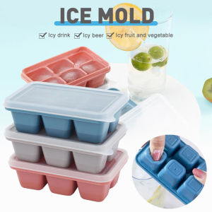 แม่พิมพ์ทำน้ำแข็งสี่เหลี่ยม3ชิ้นถาดทำน้ำแข็งซิลิโคนทรงสี่เหลี่ยมแม่พิมพ์ทรงลูกบาศก์ซิลิโคนอุปกรณ์สำหรับห้องครัว