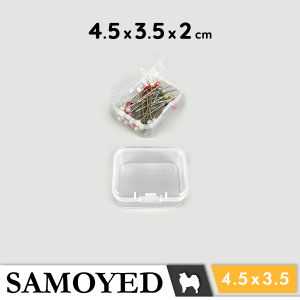 SAMOYED BX-SH-453520 Tempat / Kotak Plastik PP Penyimpanan Kecil Serba Guna / Plastic Storage Box 4.5 x 3.5 x 2 / 45 x 35 x 2 cm (Aksesoris / Pernak-Pernik / Perhiasan / Obat / Klip / Peniti / Jarum / USB / Memory Card)