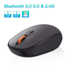 [ BÁN HÀNG HOT] Chuột không dây Bluetooth 5.0 Baseus F01B 1600 DPI nhấp chuột êm ái cho máy tính bảng laptop PC phụ kiện chơi game chuột 2.4G