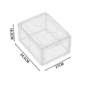 [Free Shipping] New Aromatherapy Home Shoe Easy To Assemble Magnetic Transparent Dustproof Storage For Figurines Bestseller