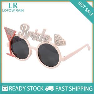 LF Wholesale✨Flash Sale ✨ แว่นตาเจ้าสาวและเจ้าบ่าวตลกสำหรับเจ้าสาวอุปกรณ์ประกอบฉากสำหรับงานปาร์ตี้งานแต่งงานอุปกรณ์สำหรับถ่ายรูป