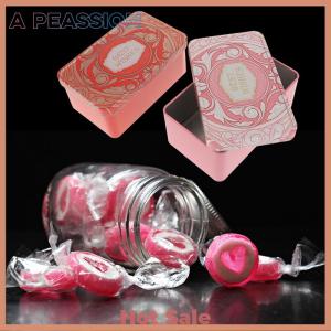 [A Peassion]💖[HOT SALE]🎈🎈 1Pc Rectangle Tinplate Can Candy Box Gift Storage Box Biscuit Can Metal Can Home Storage Box Xmas Candy Cans Kids Gift
