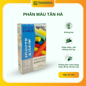 Phấn Màu Viết Bảng Xanh Tân Hà - Phấn Màu Mỹ Thuật