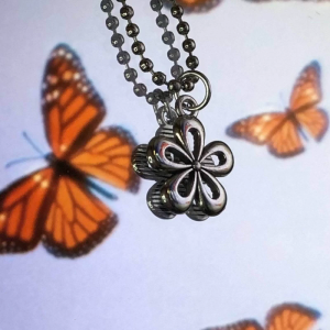 สร้อยคอโซ่ประดับลูกปัดทรงกลมแบบปรับได้สร้อยคอห่วงโซ่เรียบง่ายจี้รูปดอกเดซี่แบบเฉพาะช่วงอก