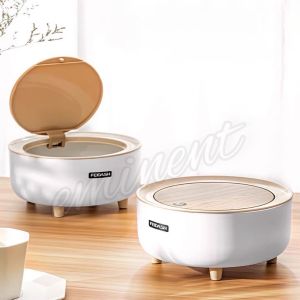 ถังขยะลายไม้ MUJI ถังขยะสไตล์มินิมอล ถังขยะดีไซน์ขาไม้ สไตล์ Minimal ของตกแต่งบ้าน (พร้อมส่ง) (เก็บปลายทาง)