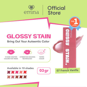 Emina Glossy Stain Liptint 3 g - Melty Gel Lip Tint Glossy Finish