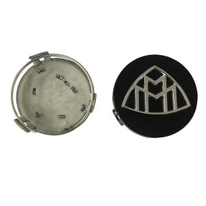 Logo chụp mâm ốp lazang bánh xe ô tô Maybach đường kính 75mm - Chất liệu nhựa ABS cao cấp