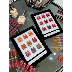 Vendeeni CM22 Autumn Golden Flash On Diamond Gel Nail Polish 9 color gelcolor美甲碎钻猫眼甲油胶爆闪金秋甲油胶美甲套装 1btl 15ml