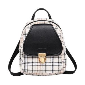 DM Korean Version Color Matching Small Backpack Womens Handbag Single Shoulder Backpack Large Capacity Portable Cosmetic Bag