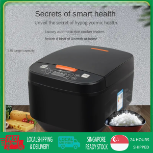 SG【READY STOCK】 Rice Cooker Electric Cooker Automatic One-button Cooking Smart appointment time 5L