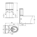American Standard Signature Close Coupled Back To Wall Toilet Set CL26225-6DAMYCB. 