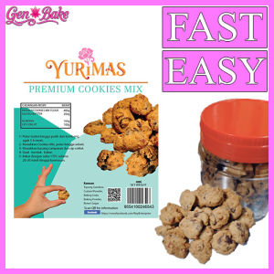 Yurimas Premium Cookies Mix 400g  | Mix Serbuk Premium Cookies | Mudah & Jimat Masa
