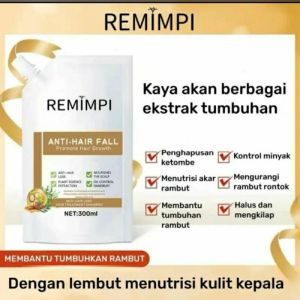 REMIMPI SHAMPO ANTI RONTOK MEMPERCEPAT PERTUMBUHAN RAMBUT 300ML ORIGINAL