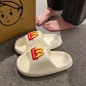 MenS New Summer Deodorant Non-Slip Bathing CoupleS Home Sandals WomenS Slip-On Slippers Durable