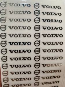 NHIỀU HÃNG - Decal dán xe ô tô trang trí Tem dán xe kim loại chìm in logo hãng xe ô tô sticker in logo dán oto xe hơi niken mạ bạc cao cấp