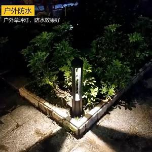 SXH led Outdoor Solar Lawn Light New Simple Modern Villa Garden Waterproof Courtyard Light Electric Lawn Light