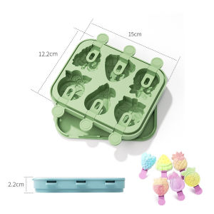 Ice Cream Mold Food Grade Silicone Household Homemade Ice Lolly Ice Cream Ice Cream Childrens Cartoon Cheese Stick Model [ Free Shipping ]