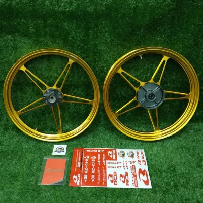 Yamaha Y15ZR & LC135 (5S) Sport Rim Forged FG510 (Black & Gold) Racing Boy