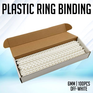 Partner Print - A4 21-Hole Plastic Binding Coil – 100pcs Set for Document Binding
