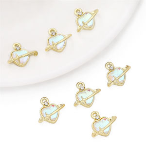 1ชิ้นสร้อยคอพร้อมจี้อัลลอยรูปหัวใจเพชรทองสำหรับทำมือแบบทำมือเครื่องประดับสร้อยข้อมือสร้อยคอ