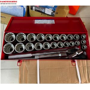 3/4″ bộ tuýp bông 26 chi tiết hệ inch & hệ mét Kingtony 6226CR