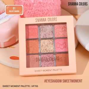 HF705 Sivanna Colors Sweet Moment Palette ชีเวนน่า คัลเลอร์ส สวีท โมเม้นท์  พาเลทท์ อายแชโดว์