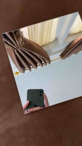 Kaca Cermin Dekorasi Minimalis ASLI KACA 100% 15CMX15CM Termurah COD/Kaca Cermin Rectangular Minimalis Dekorasi Hiasan Dinding