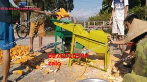 Máy tách hạt ngô động cơ 15 KW mô tơ  trung  miễn ship