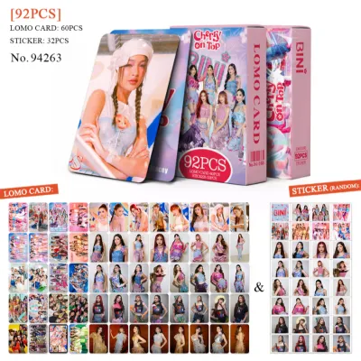 124Pcs BINI Holographic Postcards Laser Photocards Aiah Colet Maloi Gwen Stacey Mikha Jhoanna Sheena