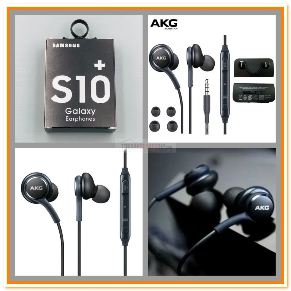Earphone Headset Handsfree Samsung Galaxy Samsung S10 S10+ AKG Ori