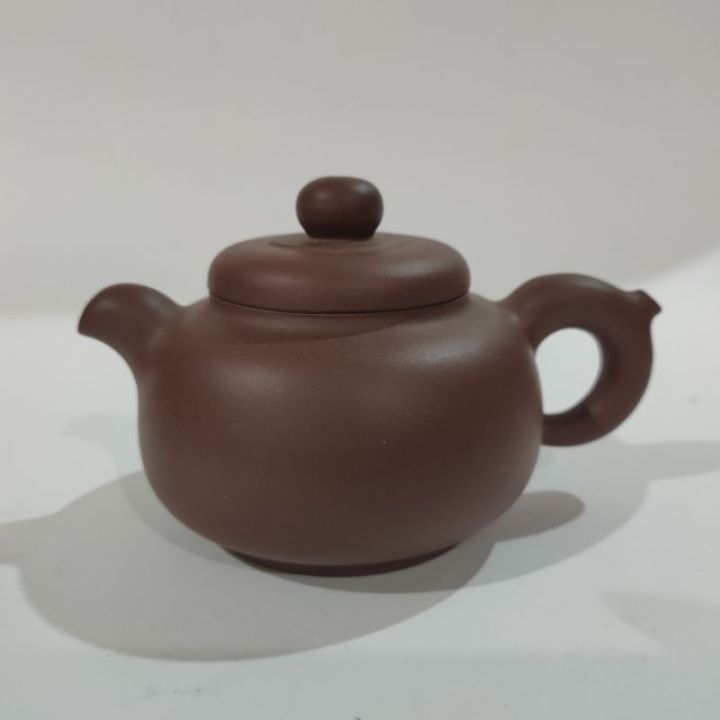 90s Yixing Zisha Teapot - Pan Quan Teapot 宜兴90年代一厂(镭射标 