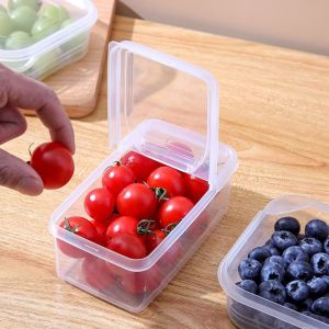 DuoDuo Spice Divided Storage Box Transparent Spice Box with Sealed Lid  Kitchen Seasoning Storage Dispenser Box Food Storage Container