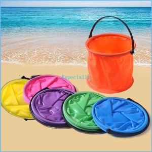 ESP Collapsible Sand for Play Bucket Summer Beach Toy Kids Backyard Snow Water Game