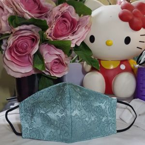 Masker Jacquard Tosca Cantik - Masker Kain Cantik - Masker Cantik - Masker PREMIUM cantik