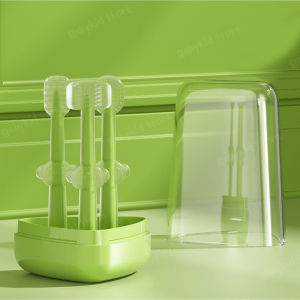 ที่แปรงลิ้น แปรงสีฟันซิลิโคน แปรงลิ้น แปรงเด็ก ทำความสะอาดเหงือกและลิ้น เหมาะสำหรับทารก